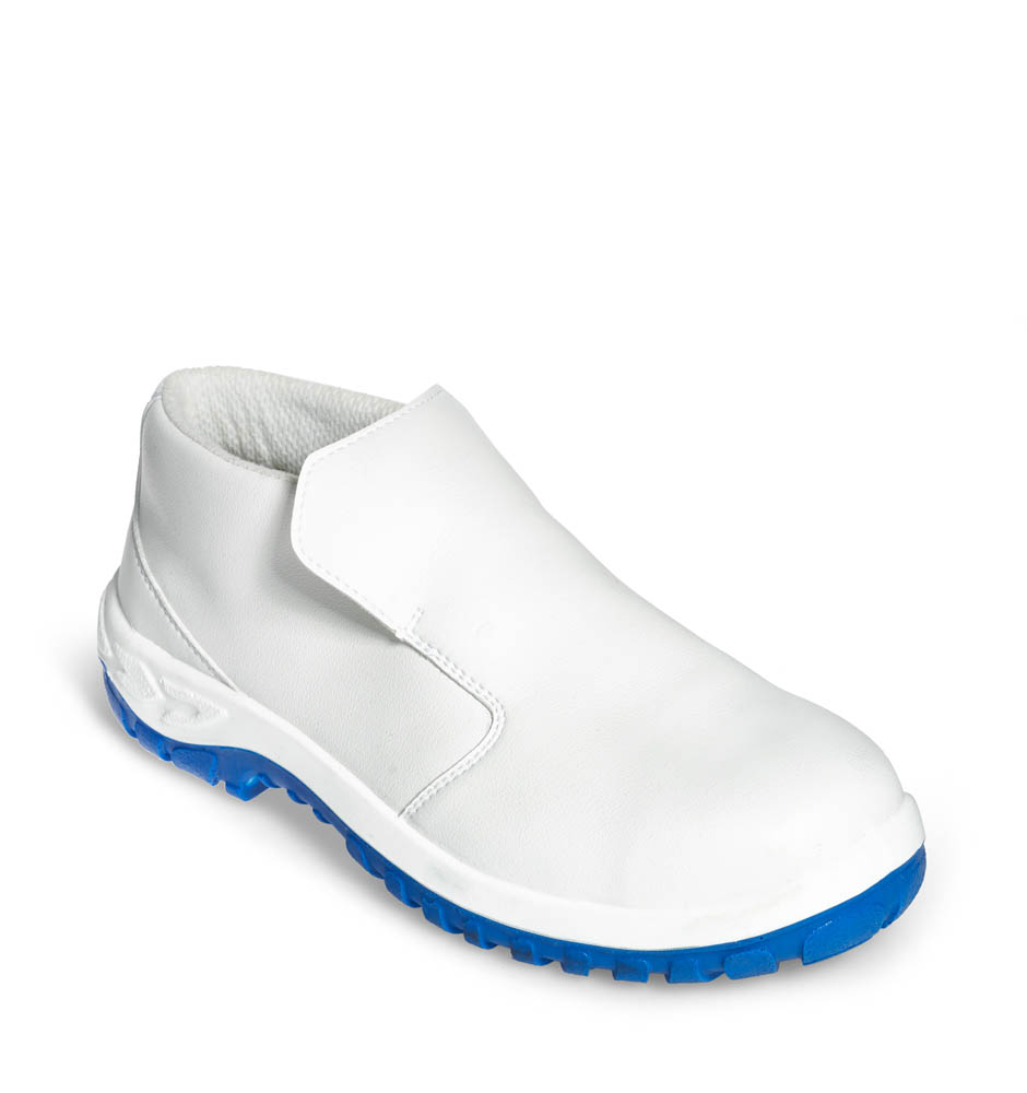 Safety Shoes BASIC 432 Abeba White Blue Sole O2 | Products \ Shoes ...